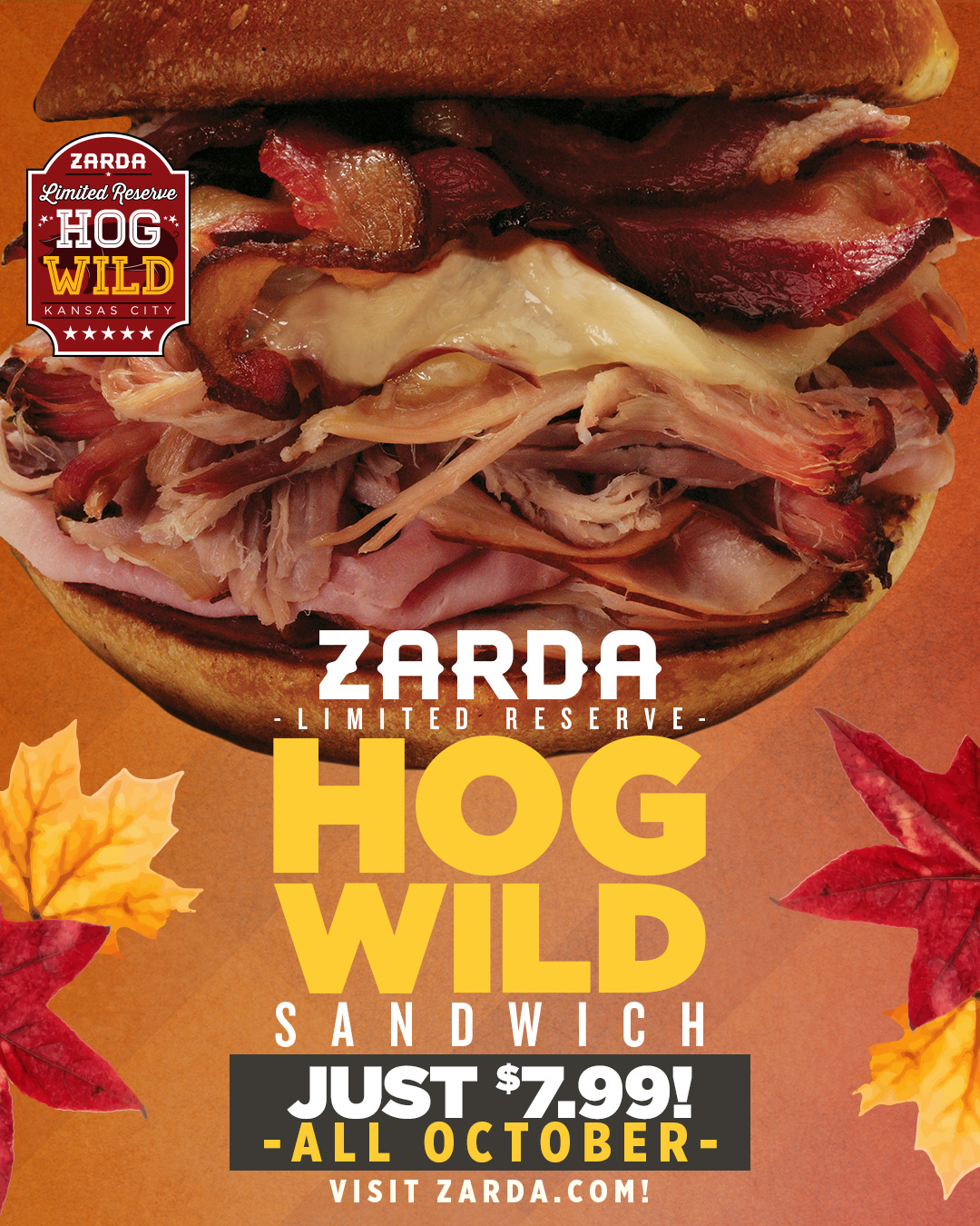 Zarda Hog Wild October Special