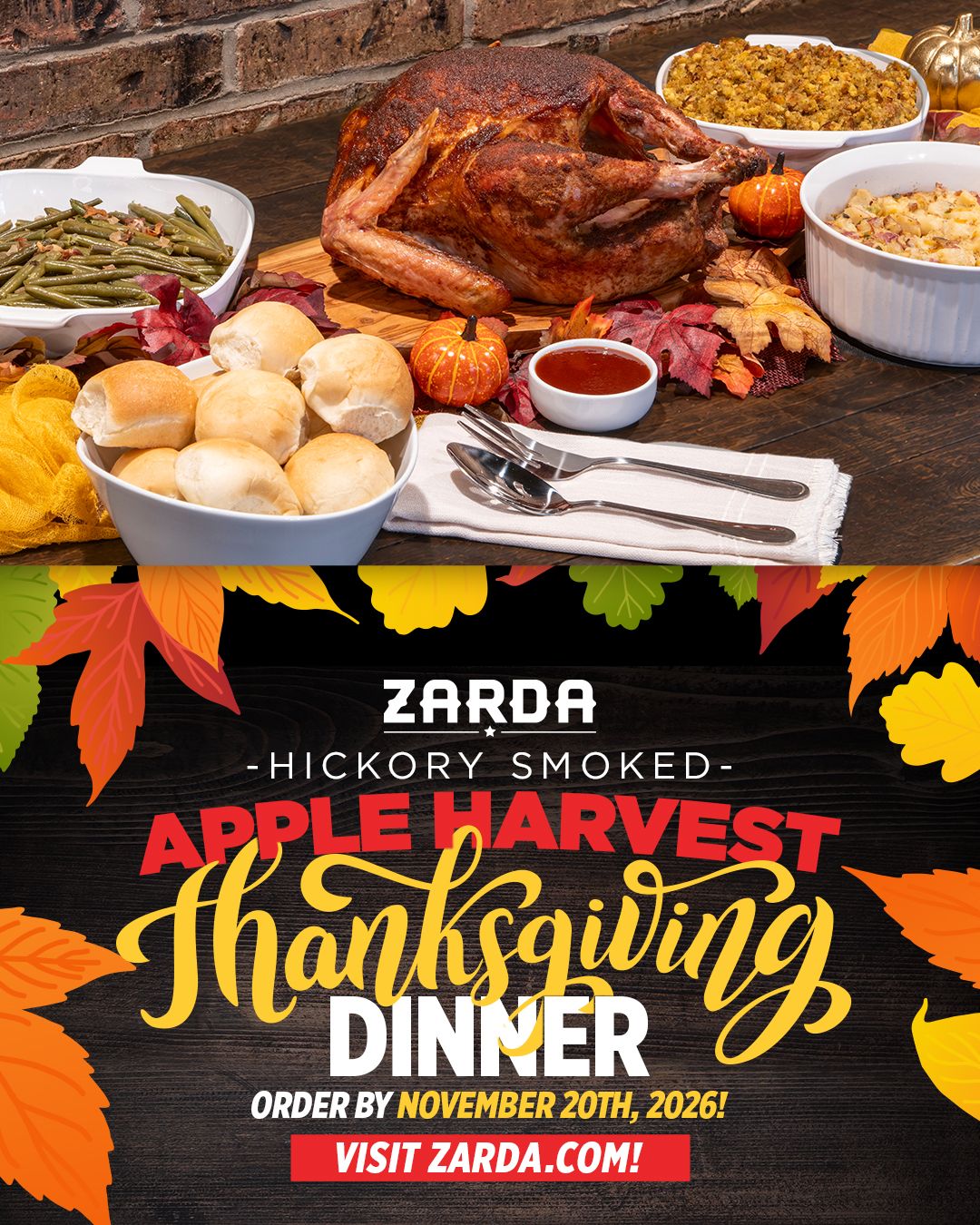 Zarda Thanksgiving Dinners