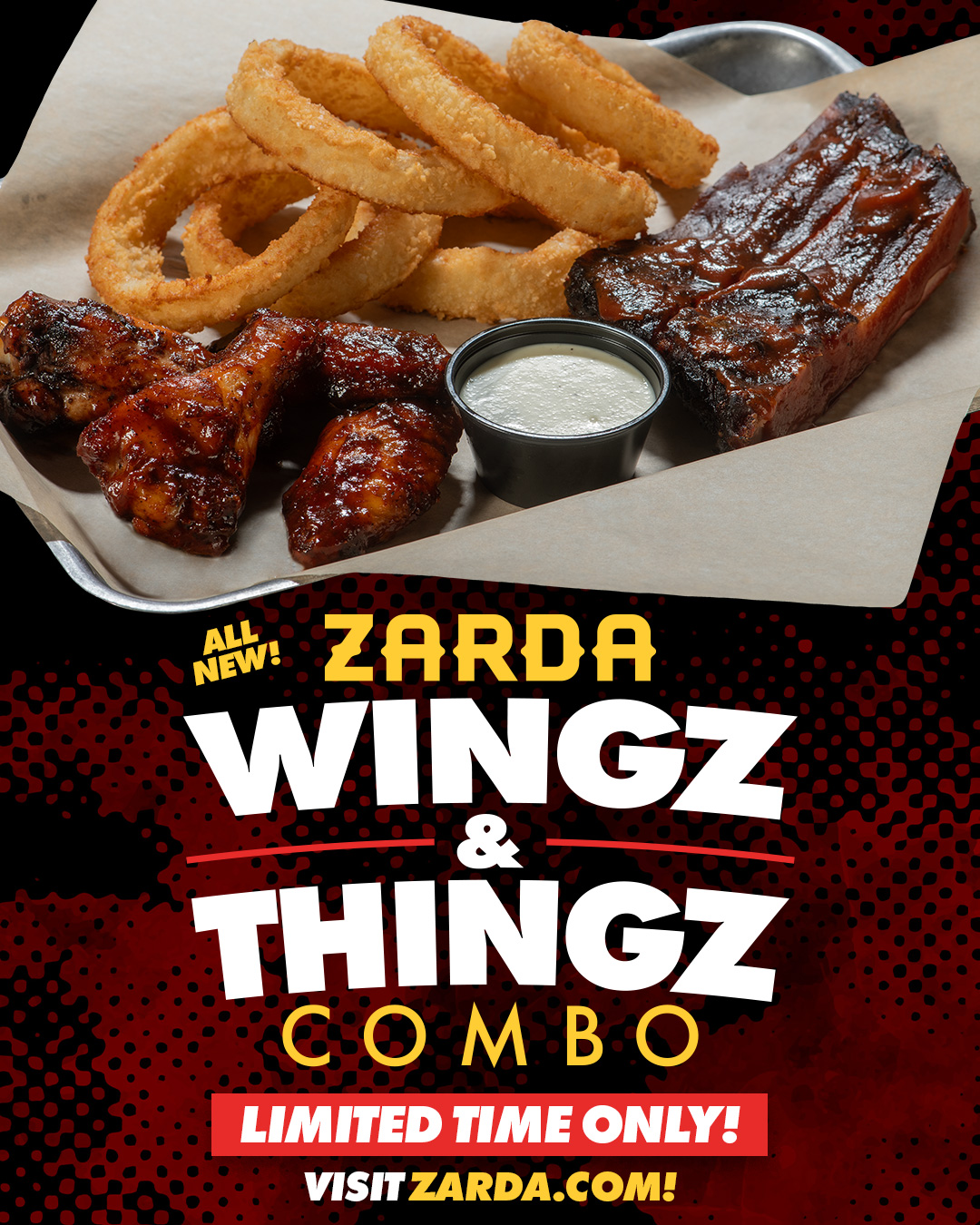 Zarda Bar-B-Q Wingz & Thingz Combo