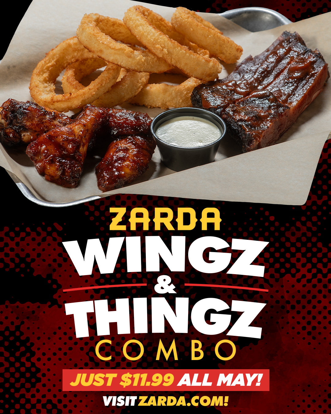 Zarda Wingz & Thingz Combo